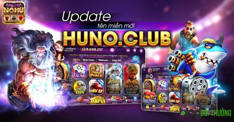 Huno update tên miền mới, với nhiều trải nghiệm mới 