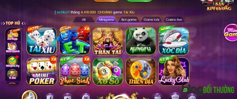 Mini game hấp dẫn để giải đen cho người chơi