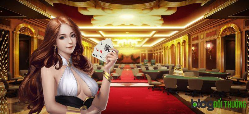 Sảnh game bài được thiết kế như một casino chuyên nghiệp