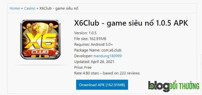 Tải X6Club cho Android