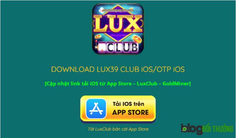 Cài đặt ứng dụng Lux39 cho IOS