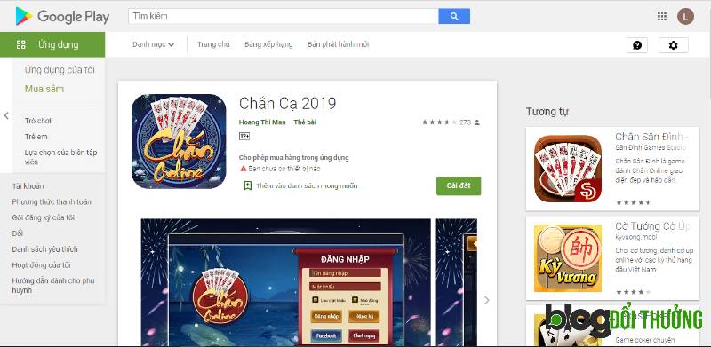 Tải về cổng game Thapthanh trên hệ điều hành Android