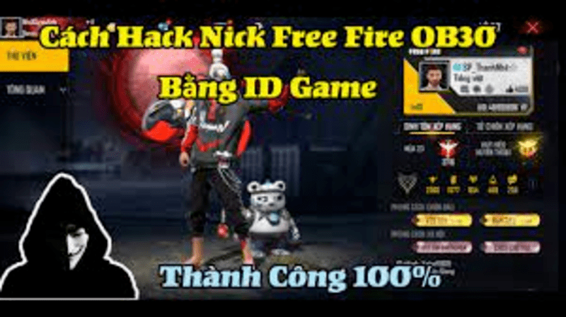 Các bước đơn giản Hack nick FreeFire OB30